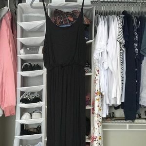 Long spaghetti strap dress. Great for events.